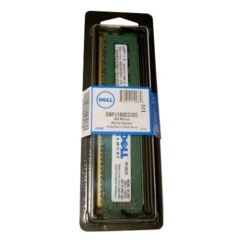 Dell 2GB PC3-10600 DDR3-1333MHz ECC Unbuffered CL9 240-Pin DIMM Dual Rank Memory Module Part# SNPJ160CC