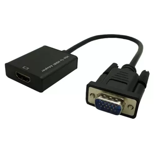 VGA to HDMI Converter Adapter, Output 1080P VGA Male to HDMI Female Audio Video Cable Converter