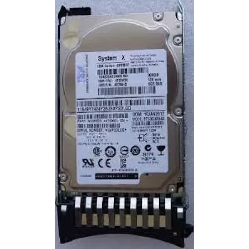 IBM 300GB 10000 RPM SAS 6Gbps 2.5 Inch Hard Drive 42D0638 42D0637 42D0641