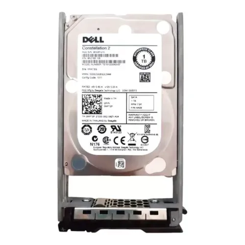 DELL 1TB 7.2K 0WF12F 2.5" SATA HARD DRIVE ST91000640NS With Caddy