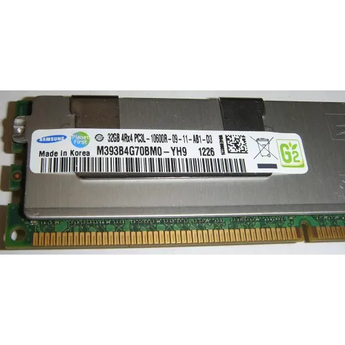 Samsung SAMSUNG M393B4G70BM0-YH9 PC3L-1600R DDR3 1333 32GB ECC REG 4RX4 (for Server ONLY)