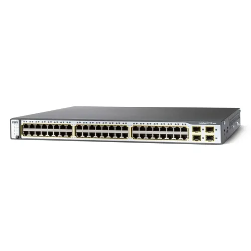 Cisco 3750 48 Port 10/100 PoE Managed Switch WS-C3750-48PS-S