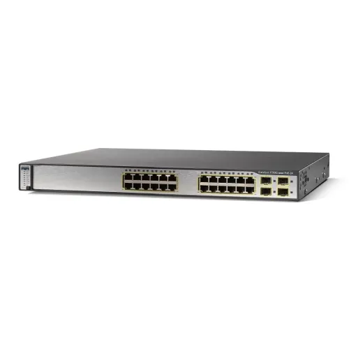 Cisco Catalyst Layer 3 WS-C3750G-24PS-S 24 Port Managed switch