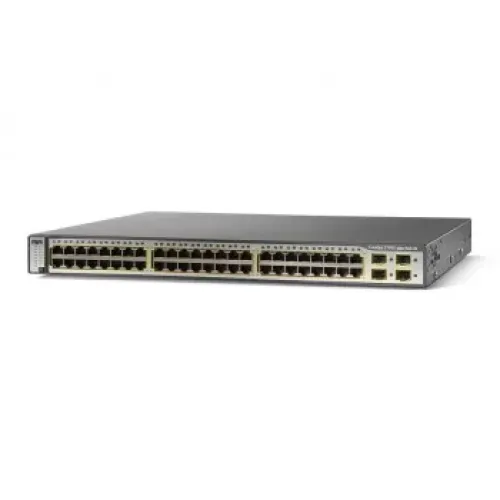 Cisco Catalyst 3750 Layer3 WS-C3750G-48PS-S 48 Port POE Managed Switch