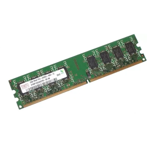 Hynix 2GB DDR2 PC2-6400 DDR2-800MHz non-ECC Unbuffered CL5 240-Pin DIMM Dual Rank Server Ram HYMP125U64CP8-S6-AB