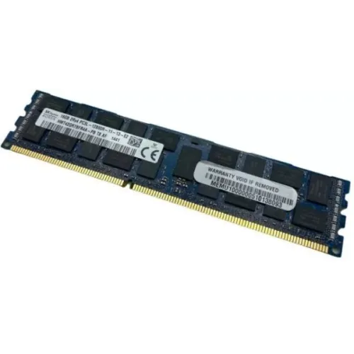 HYNIX 16GB 1600MHZ PC3-12800 CL11 ECC Registered Dual Rank DDR3 SDRAM 240-PIN DIMM Memory Module HMT42GR7BFR4A-PB