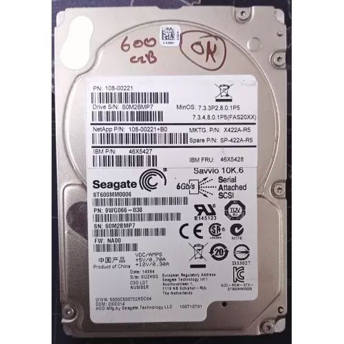 Seagate 600GB 3.5 Inch 15K RPM SAS Hard Disk 9FN066-031