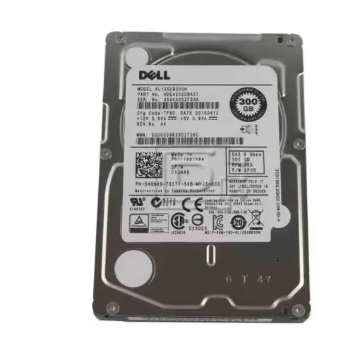 Dell 300GB 15K RPM SAS 2.5 Inch 6Gbps Hard Disk