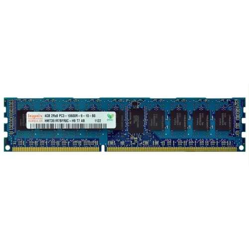 Hynix 4GB DDR3 SDRAM PC3-10600 1333MHZ ECC Registered 240 Pin Memory Ram HMT351R7BFR8C-H9