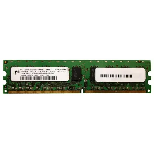 Micron 2GB 2RX8 DDR2 PC2-6400E Server Memory Ram MT18HTF25672AY-800E1 45167-061