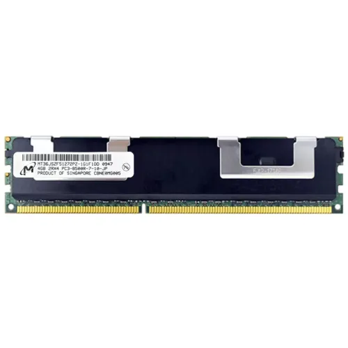 Micron 4GB 2Rx4 PC3-8500R DDR3-1066MHz ECC Registered Server Ram MT36JSZF51272PZ-1G1F1DD