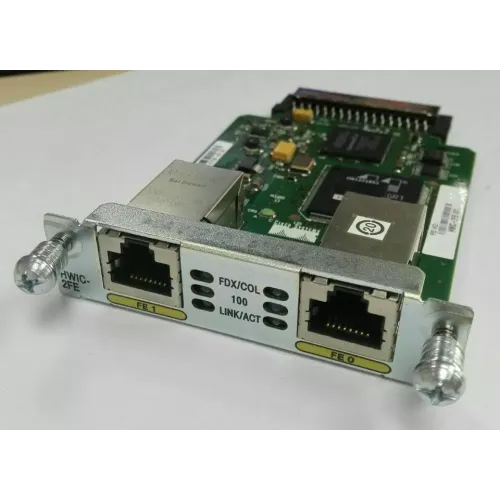 Cisco Module 2x 10/100Base-TX WAN100 Mbit/s Wide Area Network HWIC-2FE