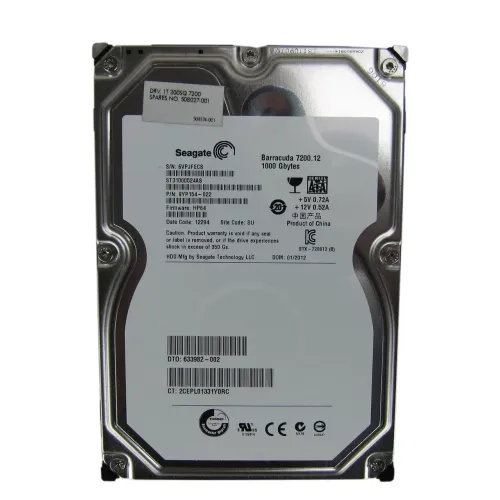 HP 1TB 7.2k 3G 3.5 inch SATA HDD 508027-001 465431-001 49683-A16A-A02ZW