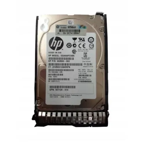 HP 600GB 10K 6G DP 2.5" SAS HDD EG0600FCVBK 693569-003 507129-014