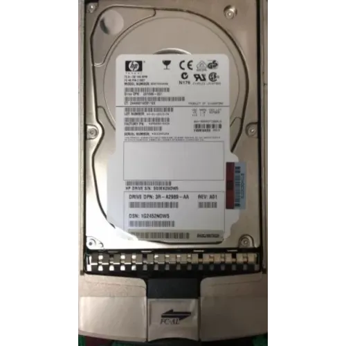 HP 72gb 10k rpm 2g DP 3.5 Inch FC Hard Disk Drive 9R6004-033 3R-A2989-AA