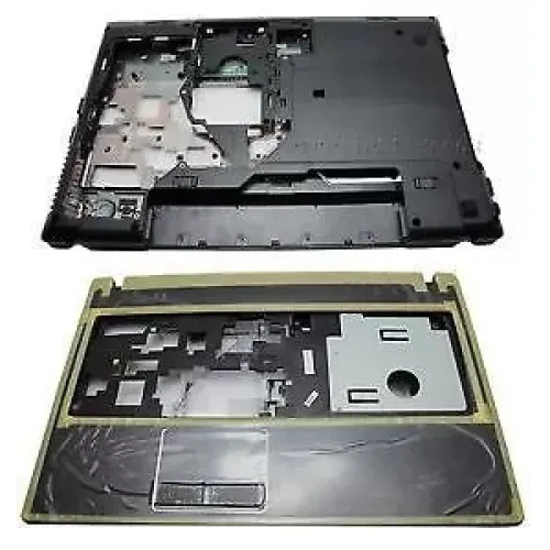 Genuine OEM Lenovo G570 G575 Bottom Base Touch Pad Combo Pack with (Lower Case and Palm Rest)