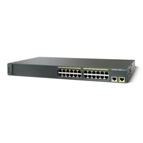 Cisco Catalyst 24 Port Managed Switch WS-C2960-24TT-L