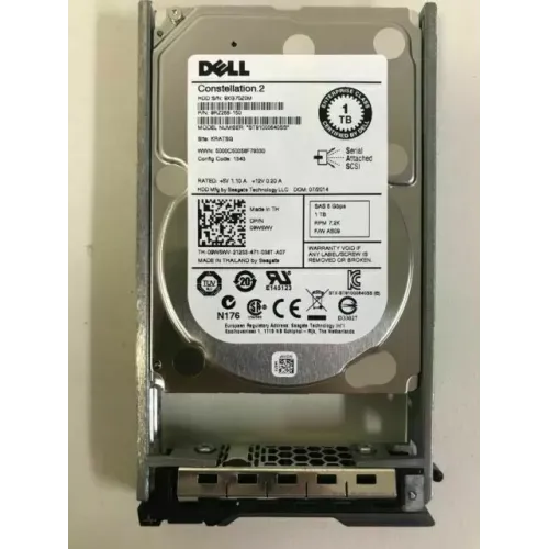 Dell 1TB 7.2K RPM 6Gbps 2.5 Inch Hard Disk ST91000640SS