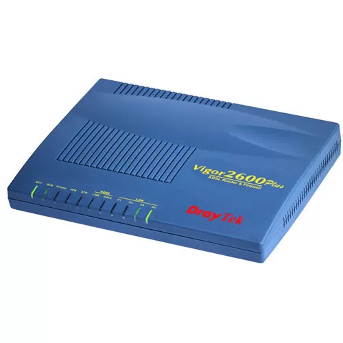 Draytek Vigor 2600 Plus 4 Port 54Mbps ADSL Router and Firewall AC Adapter Included