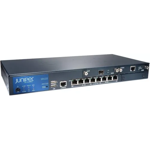 Juniper Networks SRX220 8-Port GigE Services Gateway Security Appliance SRX220H