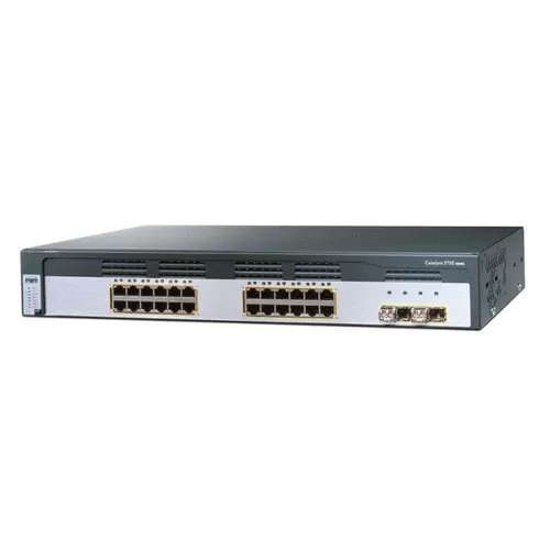 Cisco WS-C3750G-24TS-S1U Catalyst 3750G 24x GE 4x 1G SFP IP Base Managed Switch