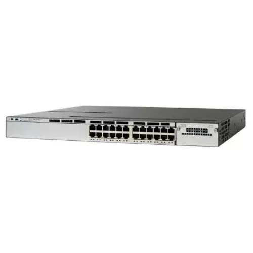 Cisco WS-C3750X-24T-L Catalyst 3750X 24 Port Gigabit Ethernet Managed Switch