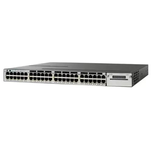 Cisco WS-C3750X-48PF-L Catalyst 3750X 48x Gigabit Ethernet PoE+ LAN Base Managed Switch