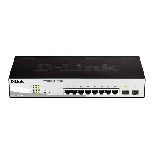 D-Link DGS-1210-10P 10 Port Gigabit Smart Managed PoE Switch