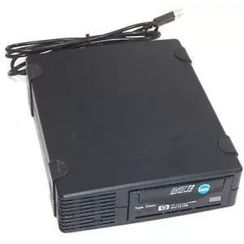 HP DW027A DAT72 36/72GB DDS5 USB External Tape Drive DW027-69202 693407-001