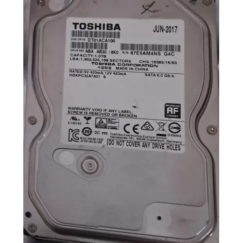 1 TB SATA hard disk