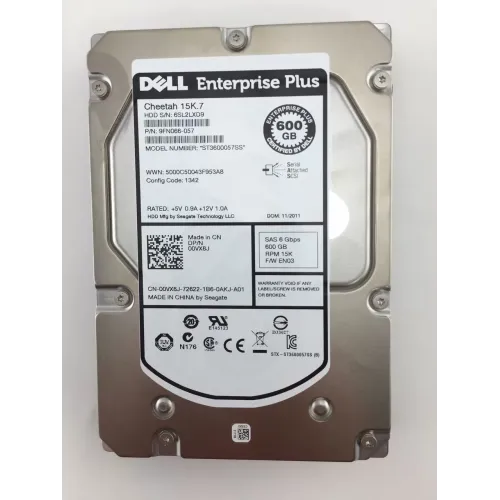 Dell EqualLogic 600Gb 15k SAS HDD 00VX8J 0VX8J EN03 9FN066-057 for PS6100 PS6110