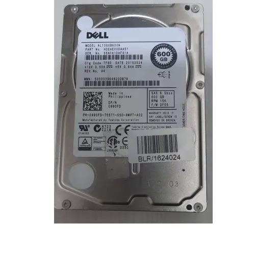 Dell 600GB SAS 15K RPM 6Gbps Hard Disk Drive 0990FD