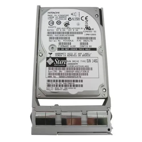 Hitachi 146GB 6Gbps 10K 2.5 Inch SAS Hard Disk Drive 0B24178