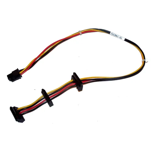 HP Genuine Compaq Elite 8000 8100 Series Desktop4 Pin to 3X SATA Power Cable 577798-001