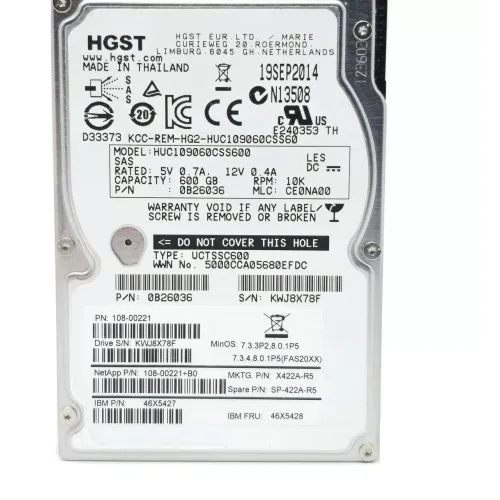 Dell 600GB SAS 10k 2.5 Inch 6Gbps Hard Drive 9PN066-150