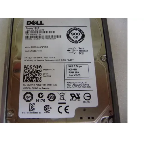 Dell 900GB 10k RPM 2.5 Inch 64MB SAS 6Gbps Hard Disk 9TH066-150