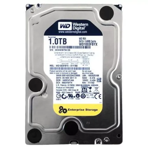 Western Digital 1TB 7.2k Rpm 3.5Inch 3G SATA Hard Disk WD1003FBYX 01Y7B0