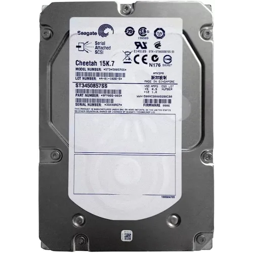 Seagate 450GB 15K RPM SAS 6Gbps 3.5 Inch Hard Disk Drive 9FM066-175