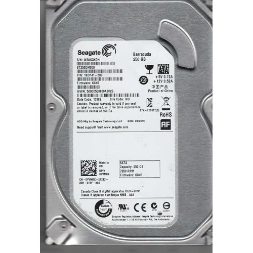 Seagate 250GB 7.2K RPM SATA 6Gbps 3.5 Inch Hard Disk 9YP131-516