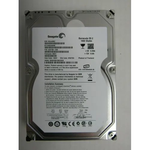 Seagate 1TB 7.2K RPM 3.5 Inch SATA Hard Disk ST31000340NS