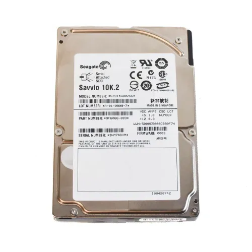 Seagate 146Gb 10K 3Gbps 2.5 Inch SAS Hard Disk Drive 9f6066-003