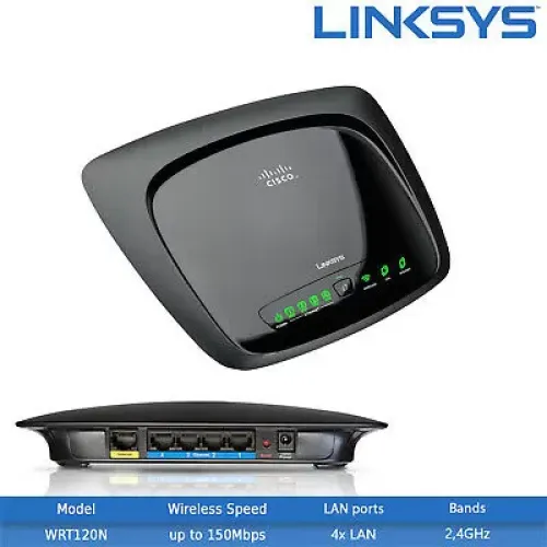 New Cisco LINKSYS WRT120N 150Mbps Wireless Routers