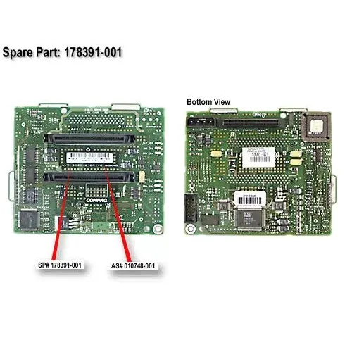 COMPAQ CL380 1*2 SCSI BACKPLANE	178391-001	010748-001