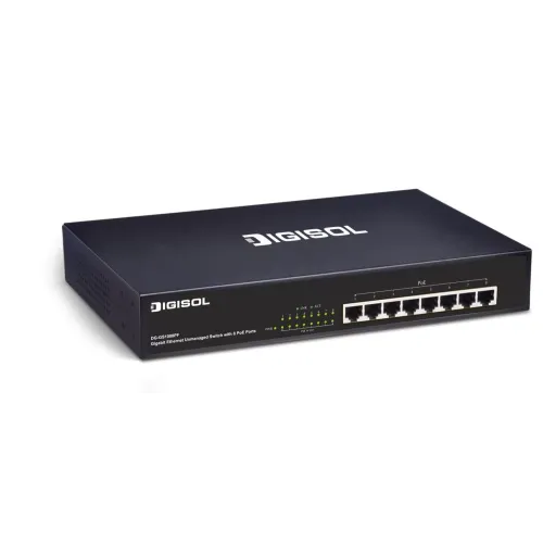 Digisol 8-Port Fast Ethernet Unmanaged Switch DG-FS1008PF