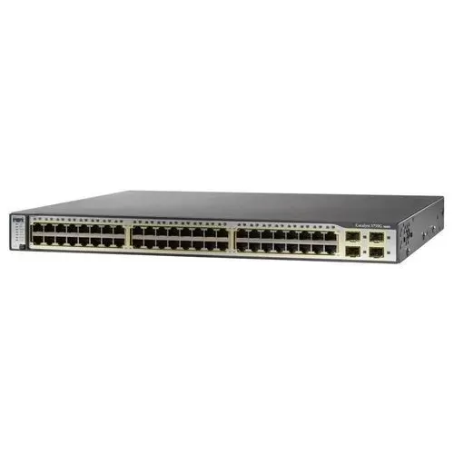 Cisco Catalyst 48 Ports Managed Switch WS-C3750-48TS-E