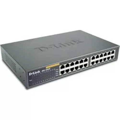 D-link des-1024d is a 24-port 10/100mbps unmanaged switch