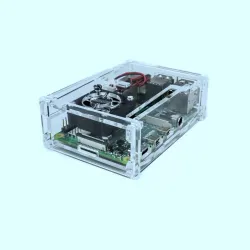 Raspberry PI 4 Model B Acrylic Case with Cooling Fan Slot