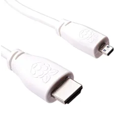 Official Micro-HDMI Male to Standard HDMI Male Cable for Raspberry Pi