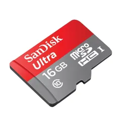 SanDisk Micro SD-SDHC 16GB Class 10 Memory Card Up to 98MBps Speed