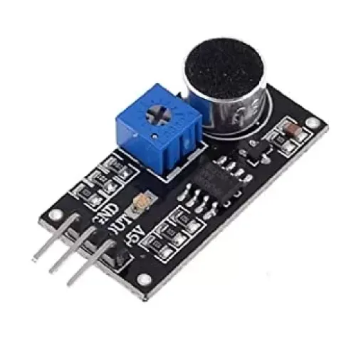 LM393 Sound Detection Sensor Module Black